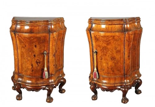 Pair of Venetian bedside tables, mid 18th century